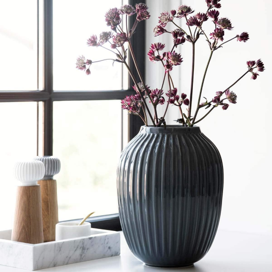 Kähler 692379 Hammershoi Vase, Porcelain, Rose